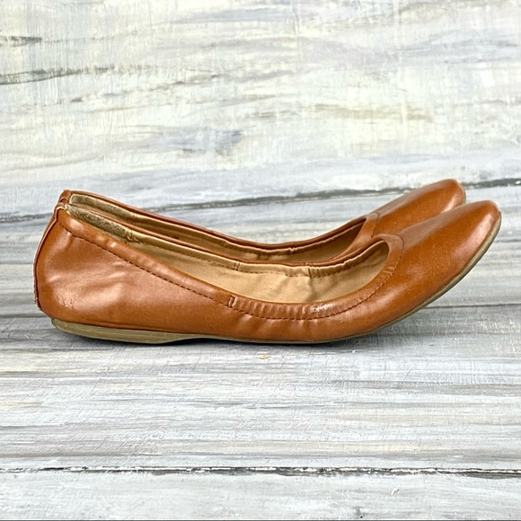 STEVE MADDEN Flats Cognac Brown “Skripted” Slip-On Ballet Flats Tan 6M - Picture 6 of 16